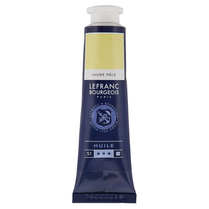 Tube Ölfarbe hellgelb von Lefranc Bourgeois