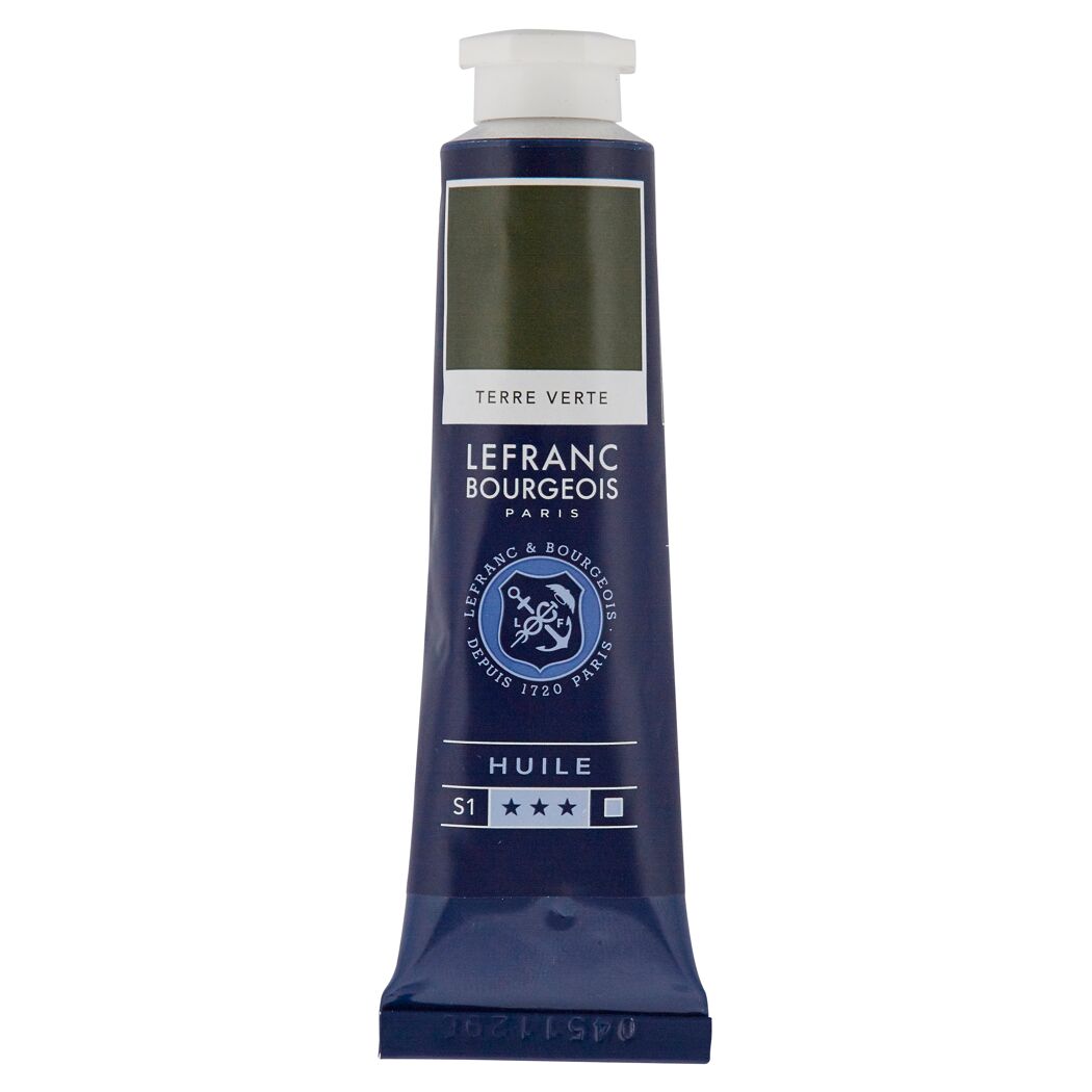 Tube Ölfarbe von Lefranc Bourgeois, Grünerde