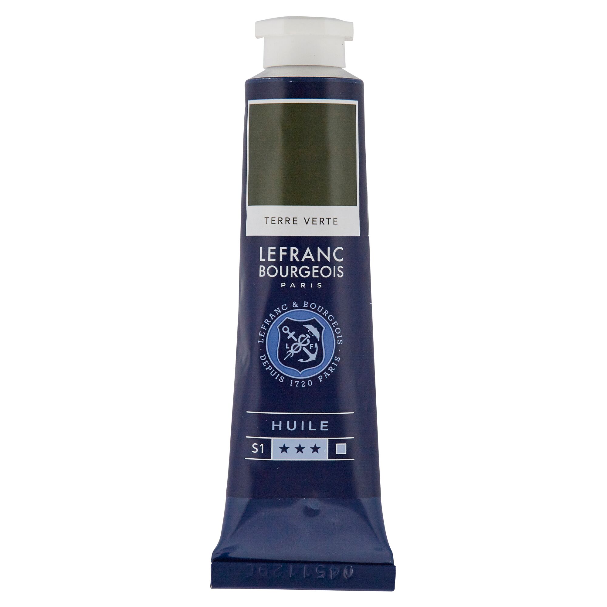 Tube Ölfarbe von Lefranc Bourgeois, Grünerde