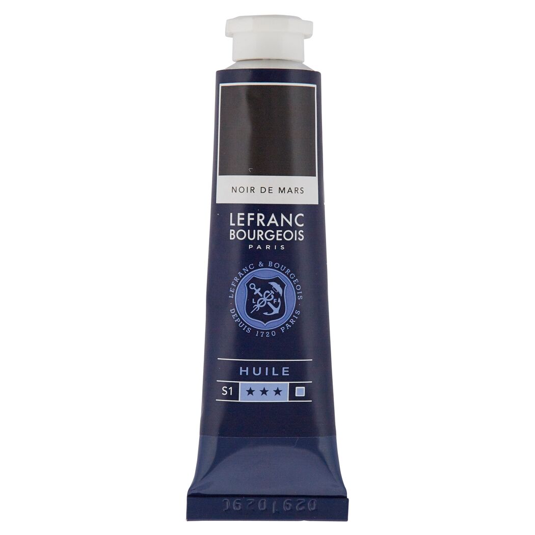 Tube Ölfarbe Marsschwarz von Lefranc Bourgeois