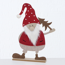 Verkleinertes Bild von Dekofigur Weihnachtsmann 'Bolle' rot/grau 48 cm