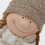 Verkleinertes Bild von LED-Dekofiguren Winterkinder 'Rubena' beige 20 x 46 x 29 cm