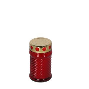 Grabkerze 'Iglesia' rot 12 cm