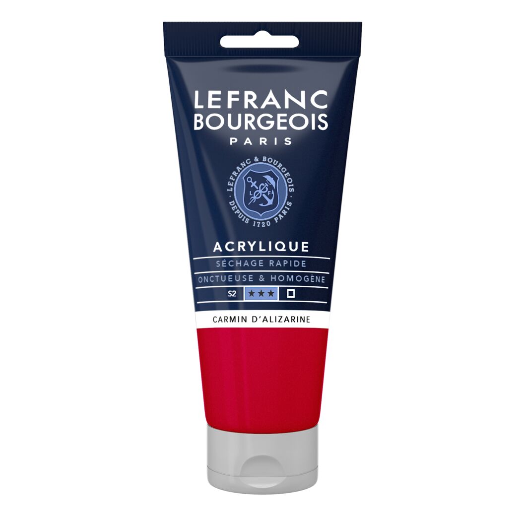 Rote Acrylfarbe
