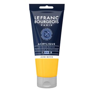 Acrylfarbe 'Fine' mittelgelb 80 ml