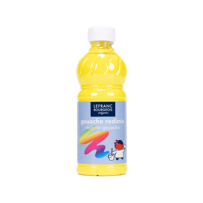 Flasche gelbe Gouache