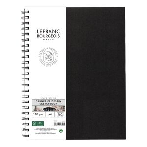Studio Skizzenbuch A4 weiß 110 g/m² Spiralgebunden 80 Blatt