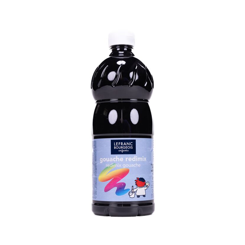 Flasche schwarze Gouache