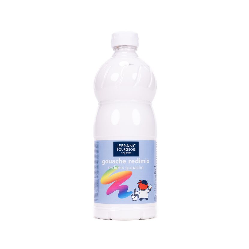 Flasche weiße Gouache