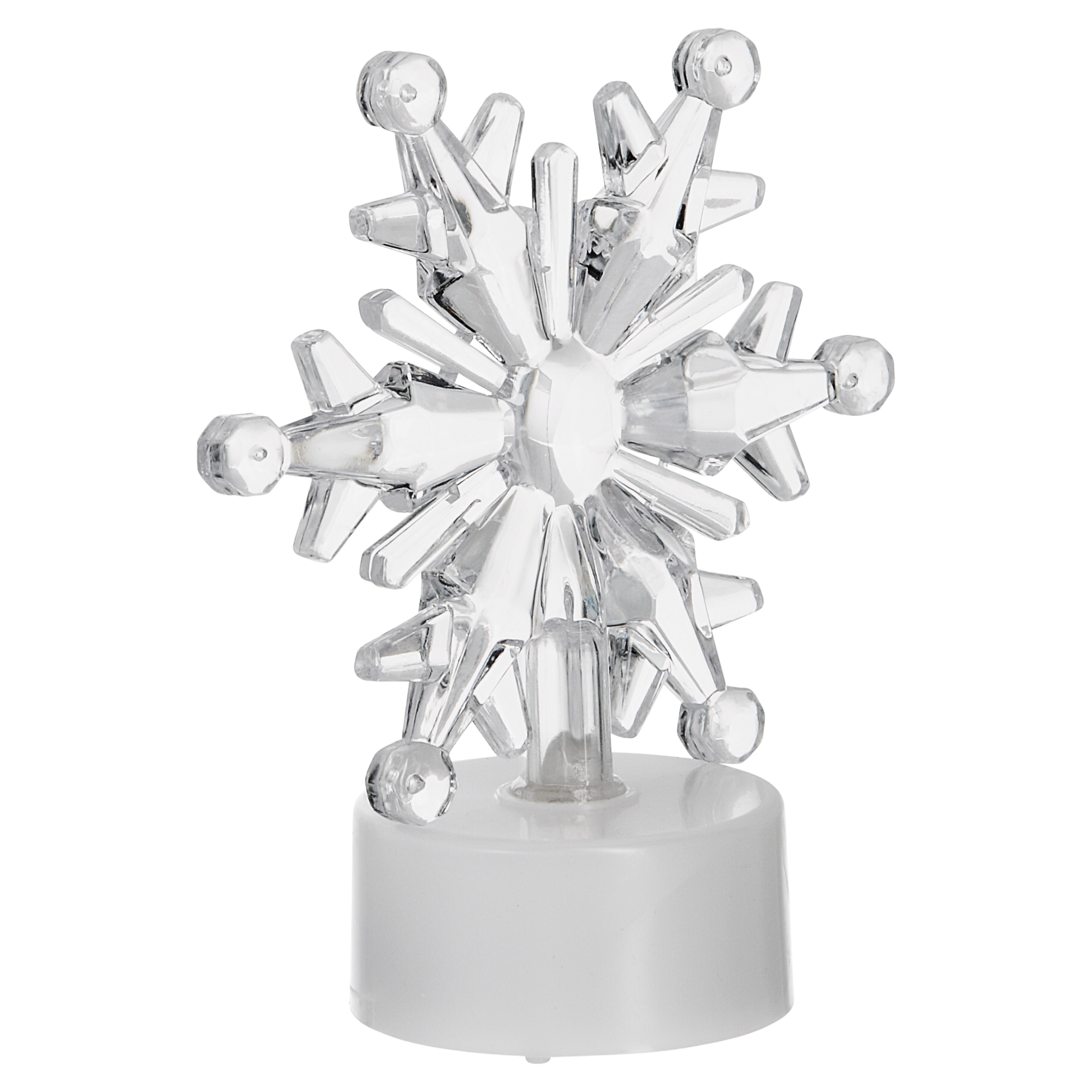 LED-Teelicht 'Schneeflocke' weiß Ø 3,5 cm, mit Farbwechselfunktion + product picture