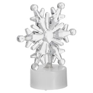 LED-Teelicht 'Schneeflocke' weiß Ø 3,5 cm, mit Farbwechselfunktion