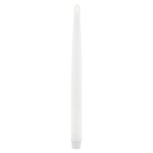LED-Stabkerzen weiß Ø 27 cm, 2 Stück