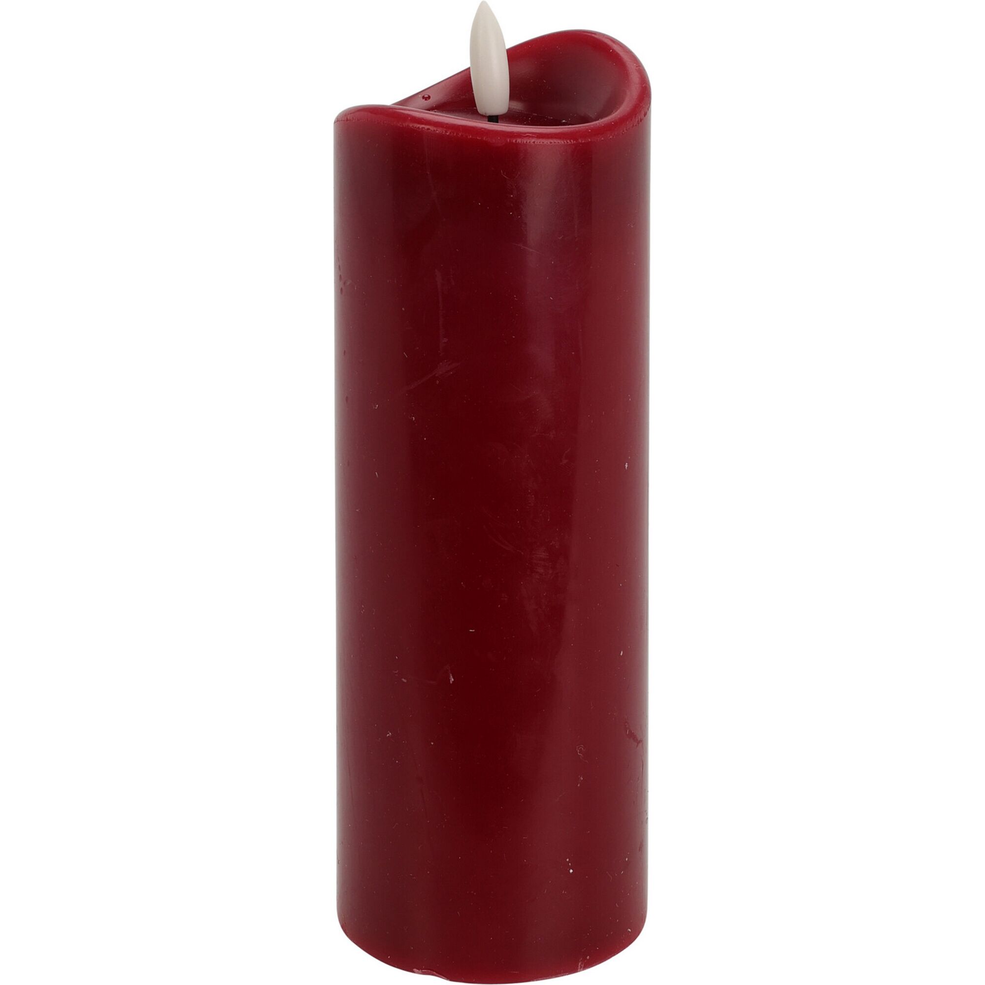 LED Kerze 7x20cm Bordoux