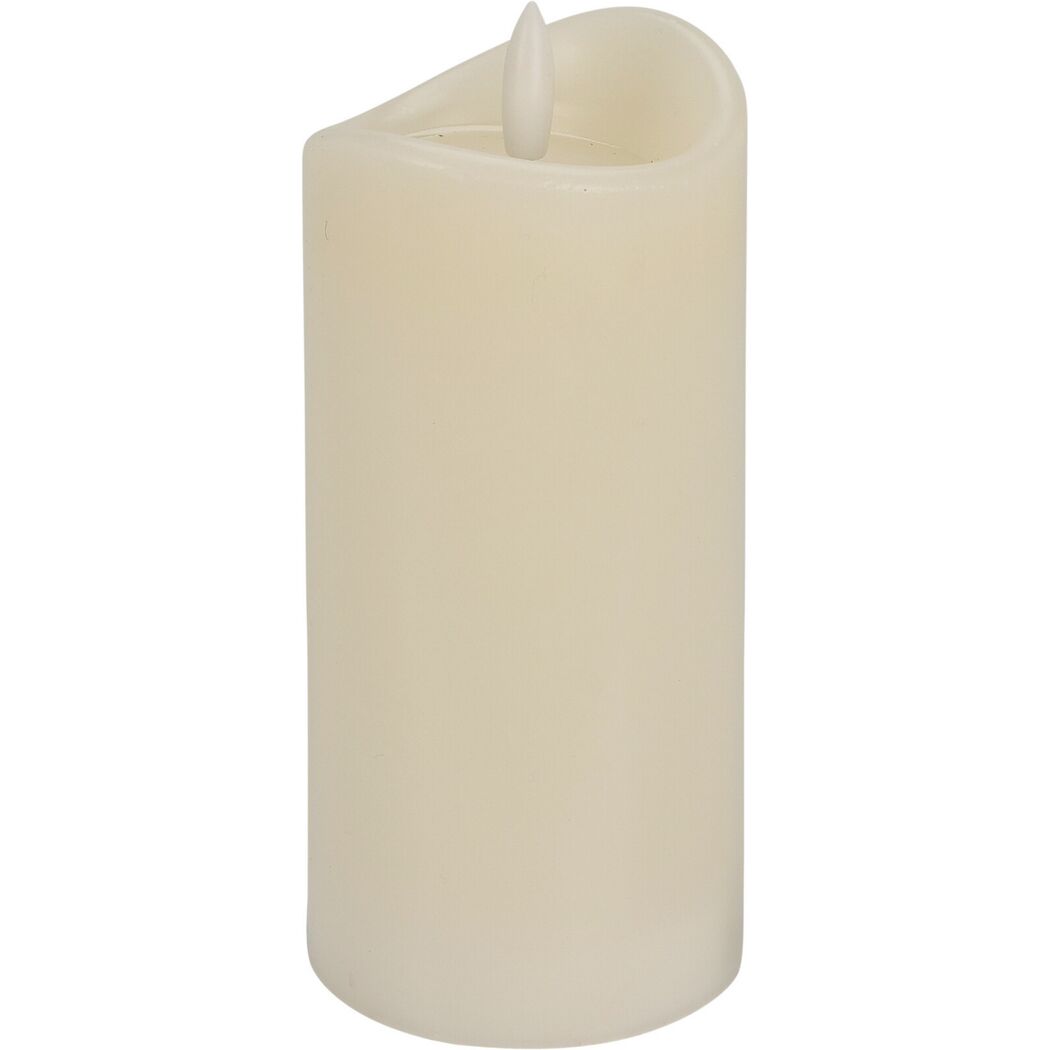 LED Kerze ecrufarben