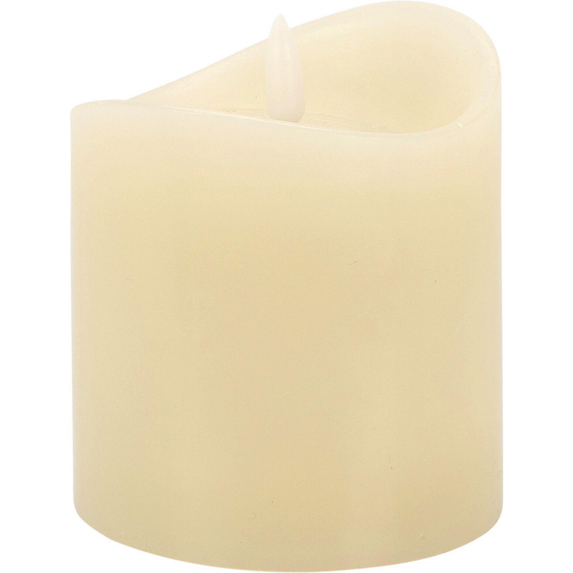 LED Kerze ecrufarben