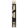 LED-Stabkerzen cremefarben 27 cm 2 Stück