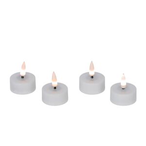 LED-Teelichter weiß 4 Stück