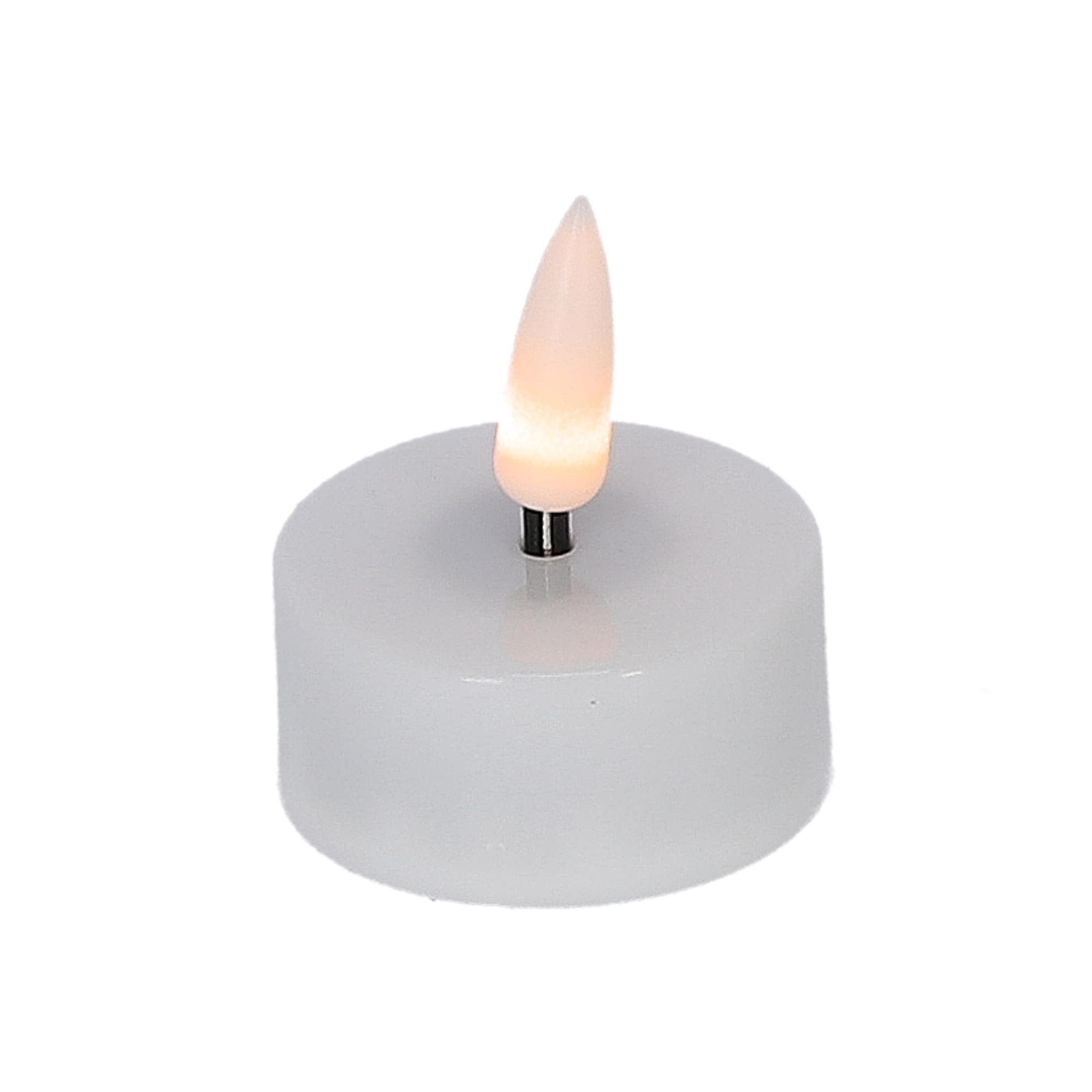 LED-Teelichter weiß 4 Stück