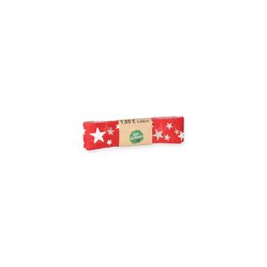 Geschenkband 'Abendhimmel' Baumwolle rot/weiß 25 mm x 2 m