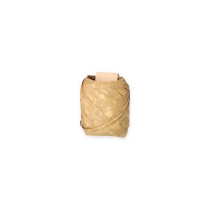 Geschenkband 'Nature Pack Glimmer' Baumwolle braun/gold 12 m