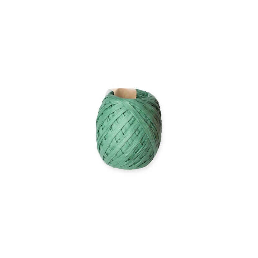 Knäuel grünes Papier-Raffia