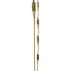 Verkleinertes Bild von Gartenfackel Bambus 150 cm mit 4 verschieden farbigen Ölbehältern