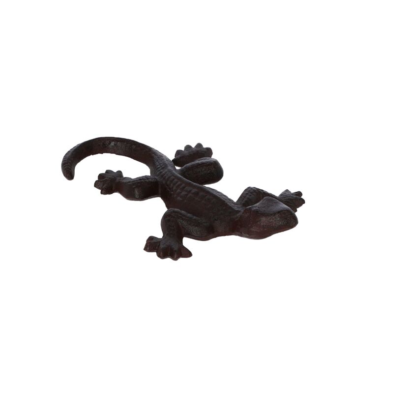 Geko aus Eisen 3,5 x 13,3 x 21,5 cm