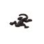 Geko aus Eisen 3,5 x 13,3 x 21,5 cm