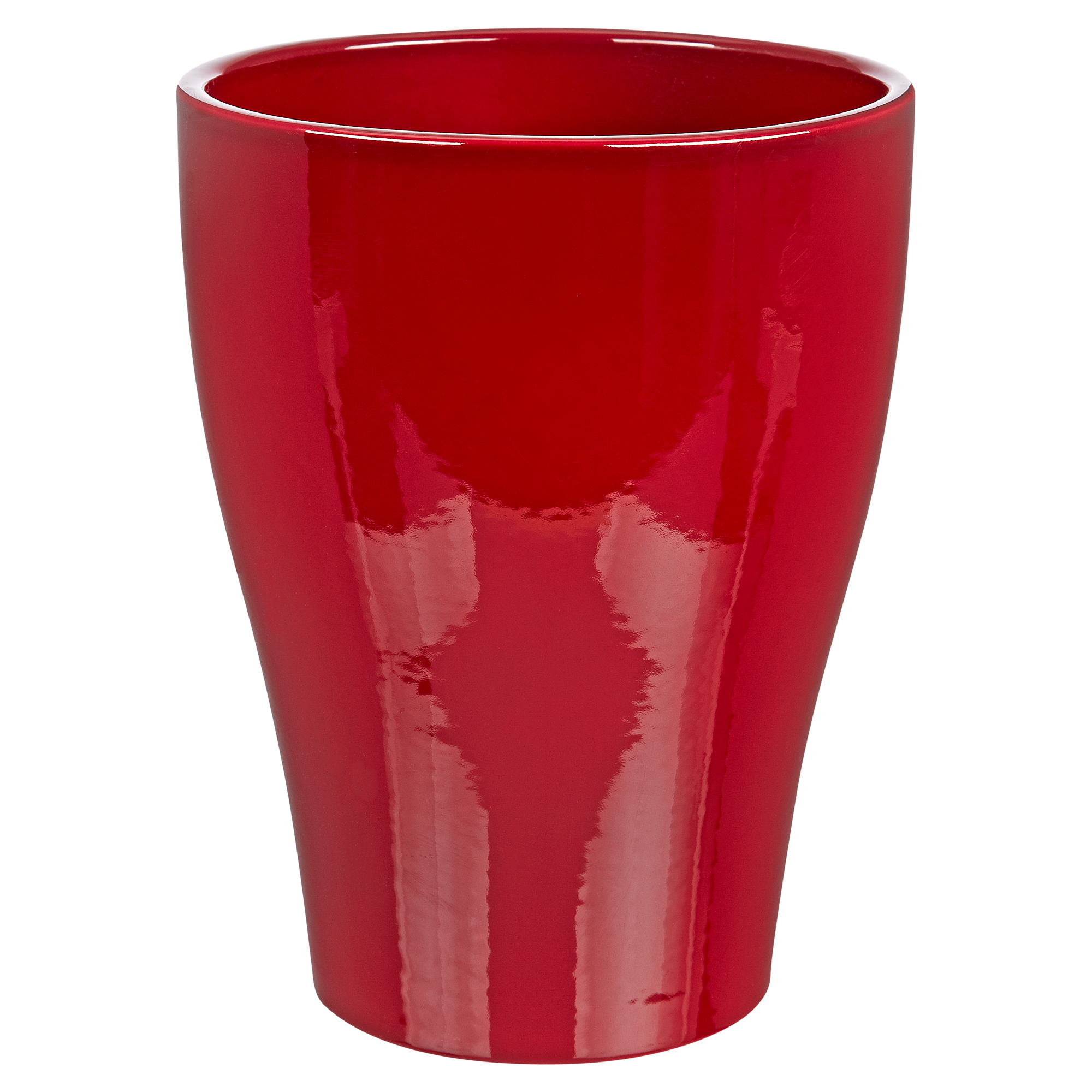 Roter Übertopf Bari