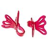 Zwei rosafarbene Orchideenclips
