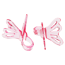 Verkleinertes Bild von Orchideenclips 'Schmetterling' rosa Ø 4 x 3 cm 2 Stück
