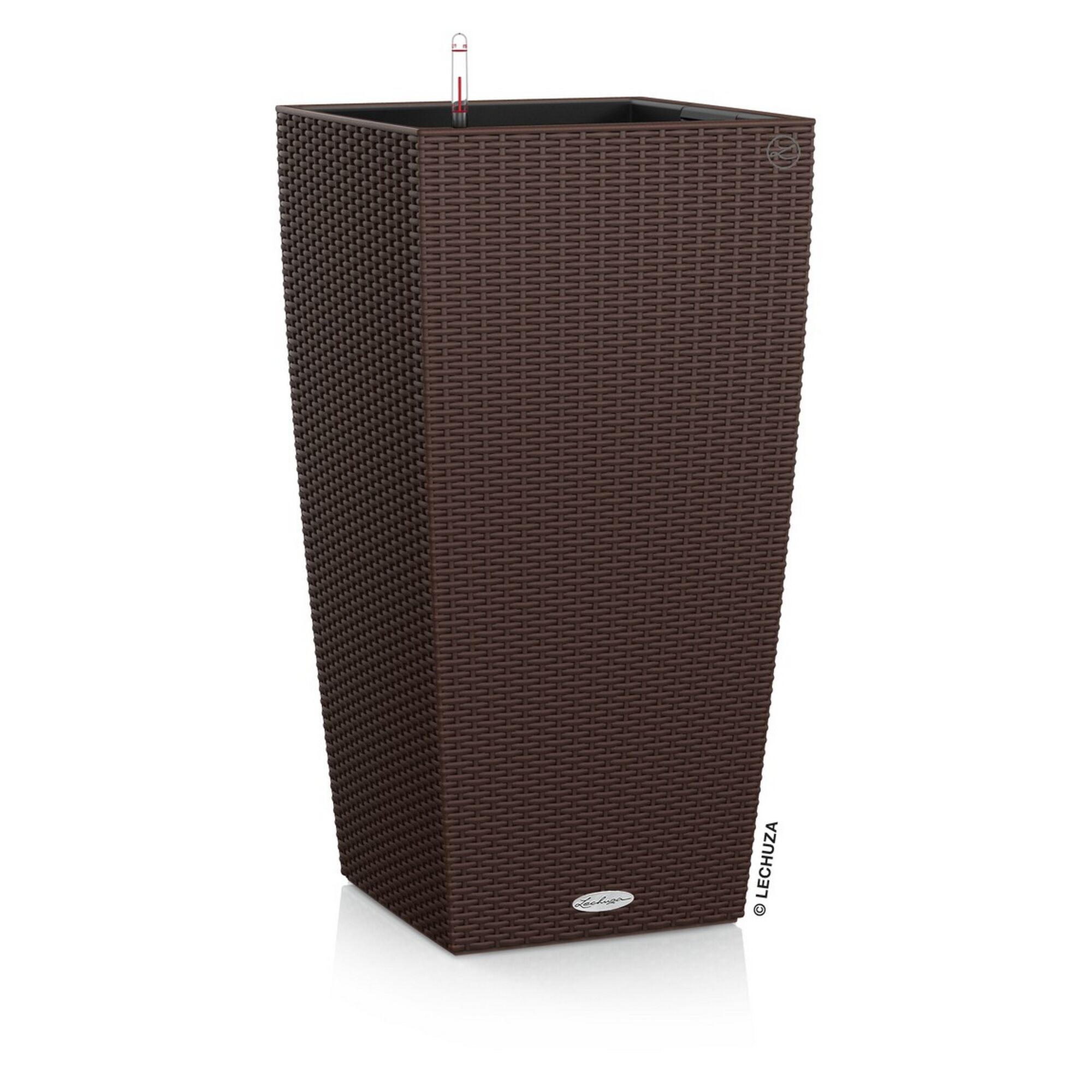 Brauner LECHUZA Pflanztopf Cottage mit Wasserstandsanzeiger