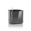 Anthrazitfarbener Übertopf Cube Glossy von Lechuza