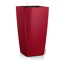 Verkleinertes Bild von Pflanzgefäß 'CUBICO Premium 22' Kunststoff scarlet rot hochglänzend 41 x 22 x 22 cm