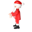 Verkleinertes Bild von XXL-Figur 'Weihnachtsmann' 67 cm