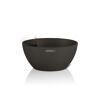 Schwarzer Lechuza Pflanztopf Cubeto Stone 30cm