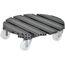 Pflanzenroller WPC anthrazit Ø 38,5 cm
