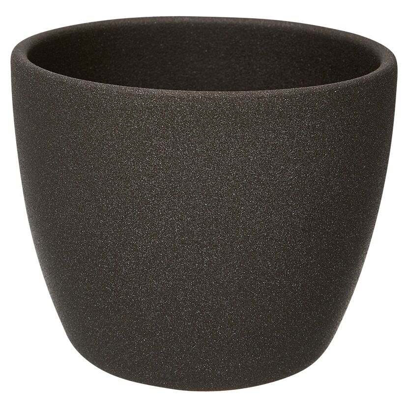 Übertopf 'Madrid' dunkelgrau Ø 17 cm
