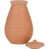 Bewässerungskrug 'Olla' Terracotta 0,7 Liter handgefertigt mit Deckel Ø 12 x H 19 cm