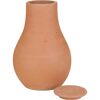Bewässerungskrug 'Olla' Terracotta 1 Liter handgefertigt mit Deckel Ø 14 x H 19 cm