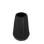 Deko-Vase Riffle schwarz 8 x 13,5 cm