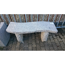 Gartenbank 'Granit River' 2-Sitzer Granit hellgrau 100 x 49 x 30 cm