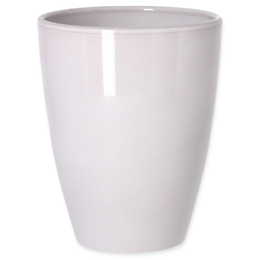 Übertopf 'Lea' grau Ø 8 cm