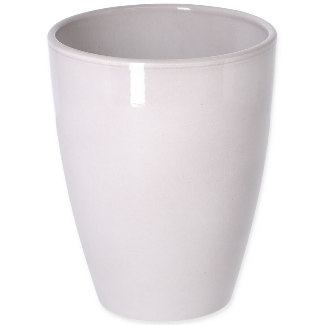 Übertopf 'Lea' grau Ø 8 cm