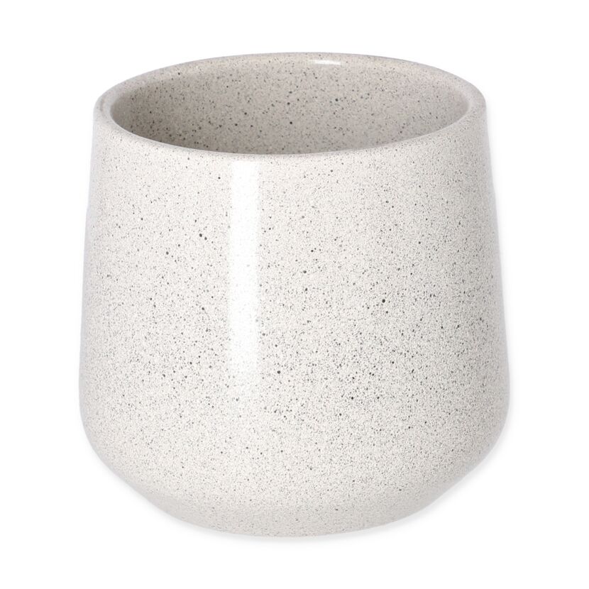Übertopf Sophia 18 cm, beige Granit