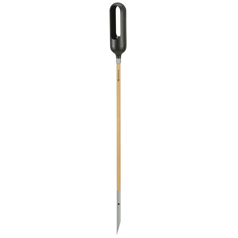 Gartenfackel 'ClickUp!' Edelstahl schwarz 152,8 x 11,2 x 11,2 cm