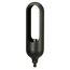 Gartenfackel 'ClickUp!' Edelstahl schwarz 152,8 x 11,2 x 11,2 cm
