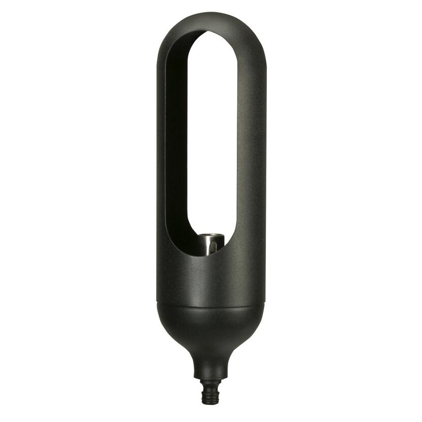 Gartenfackel 'ClickUp!' Edelstahl schwarz 152,8 x 11,2 x 11,2 cm