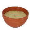 Citronella-Kerze in Tonschale Ø 13 cm