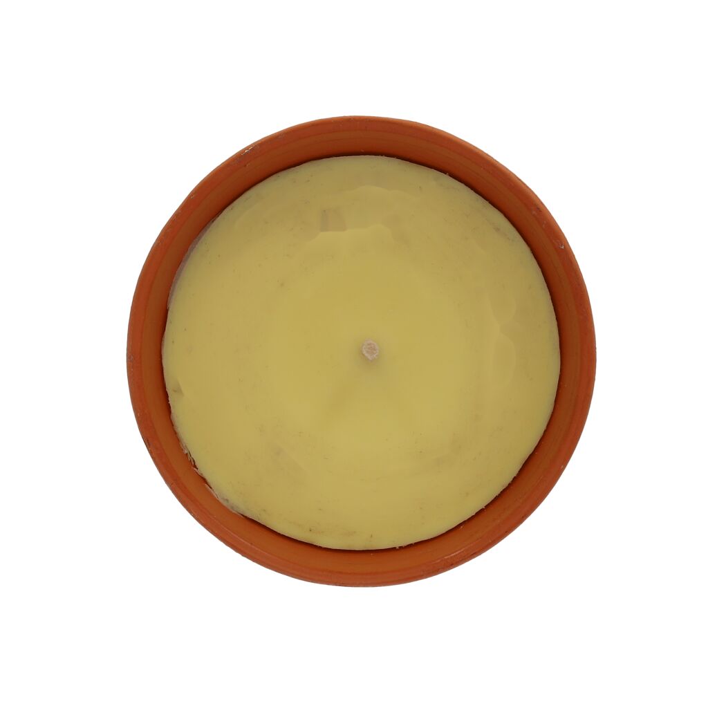 Citronella-Kerze in Tonschale Ø 13 cm